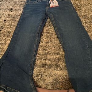 Levi's Women's Flare Jeans in Deep Blue